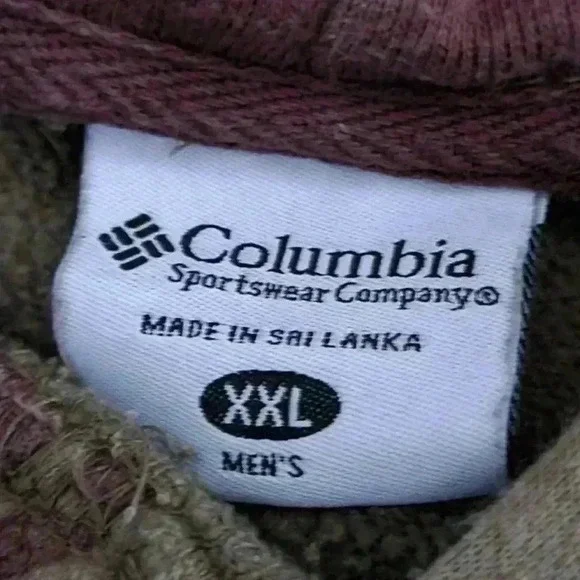 Y2K 2006 Columbia Hoodie Olive Green - Picture 6 of 7